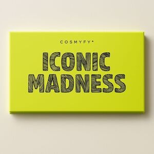 Cosmyfy Iconic Madness Eyeshadow Palette Bold Makeup